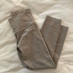 Aritzia 3/4 Oatmeal Heather leggings by The Constant